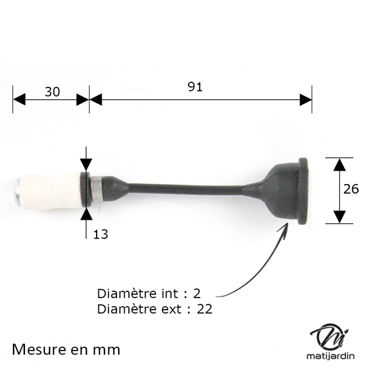 Kit durite d'essence + crépine pour débroussailleuse Stihl