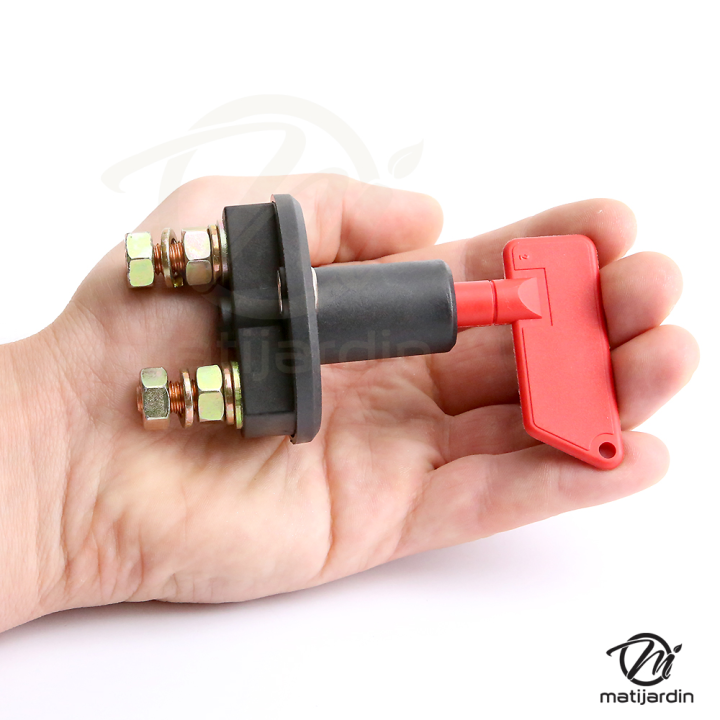 Coupe batterie bouton amovible M10