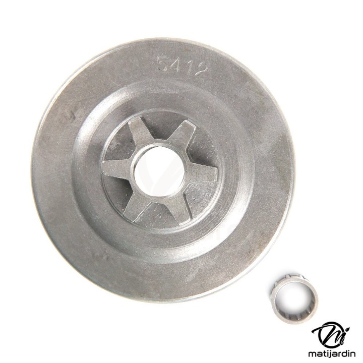 Pignon étoile pour tronçonneuse Oleo Mac 3/8"LP 6 dents