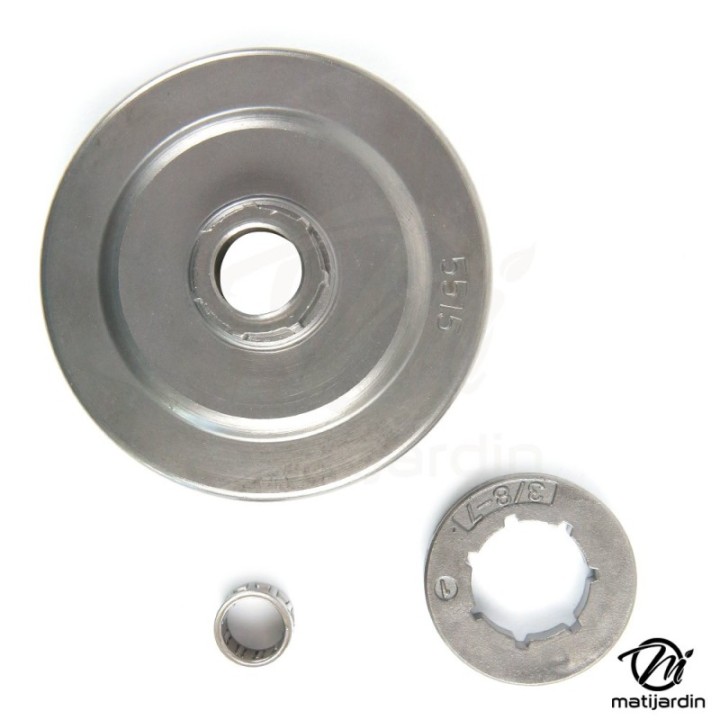 Pignon à bague pour tronçonneuse Stihl 3/8" 7 dents