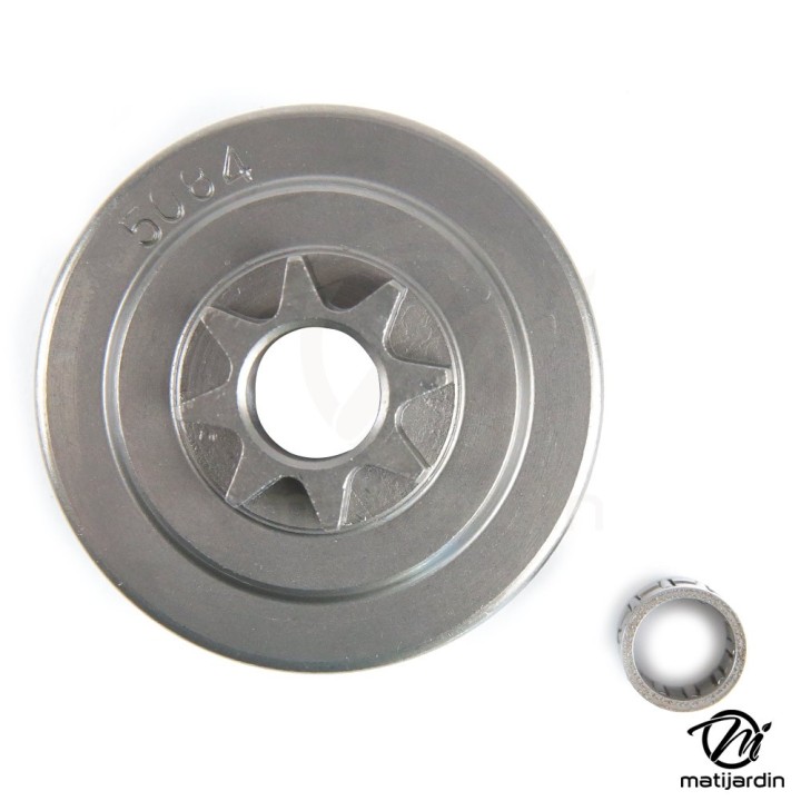 Pignon étoile pour tronçonneuse Echo 1/4" 8 dents