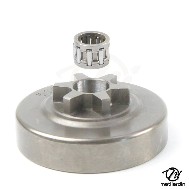 Pignon étoile pour tronçonneuse Alpina 3/8"LP 6 dents