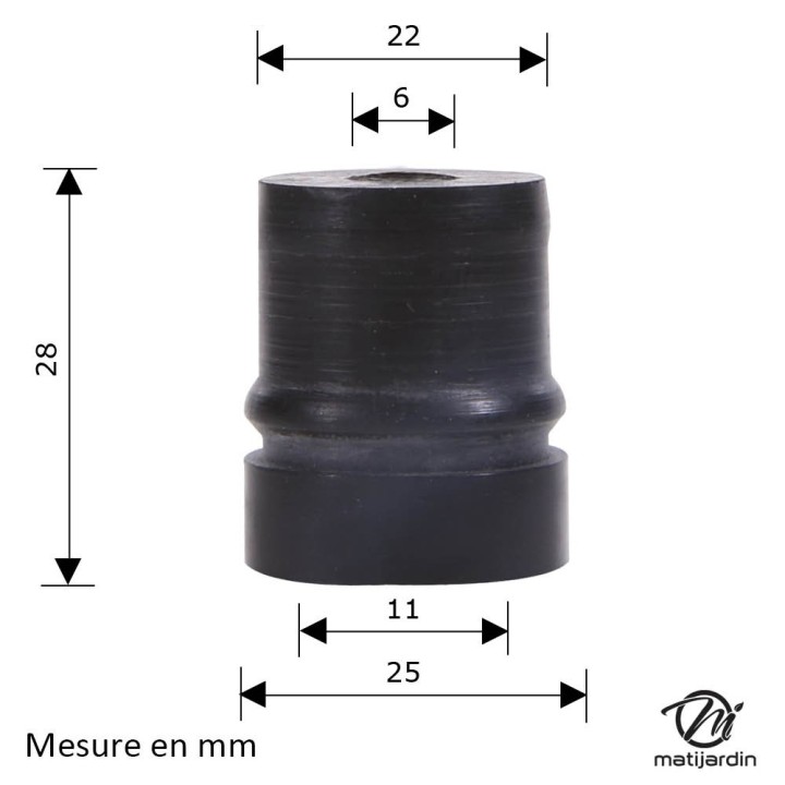 Silent bloc réservoir pour tronçonneuse Stihl MS461