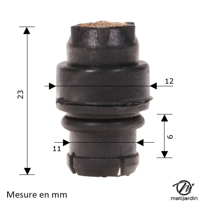 Soupape d'aération réservoir d'huile pour tronçonneuse Stihl 046, MS460