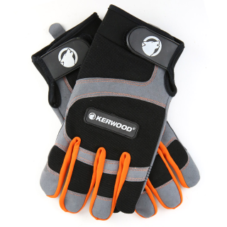 Gants gris. Bois et Jardin. Taille 10. Kerwood