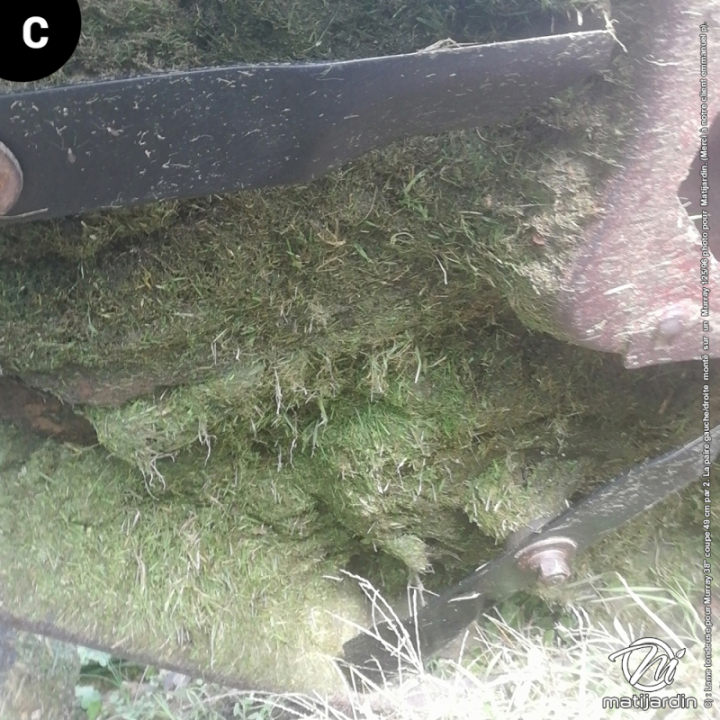 Lame tondeuse pour Murray 38". N° 92003E701. Coupe 49 cm