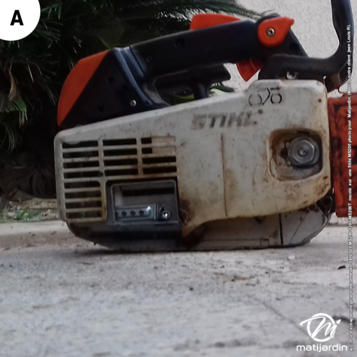 Pot d'échapement pour tronçonneuse Stihl 020 MS200 020T MS200T