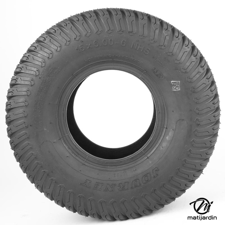 Pneu gazon. 15 x 600 x 6. 4 plis tubeless