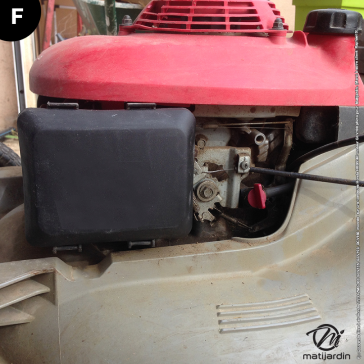 Couvercle de filtre à air pour moteur Honda N° 17231-ZM0-000. Modèles GCV