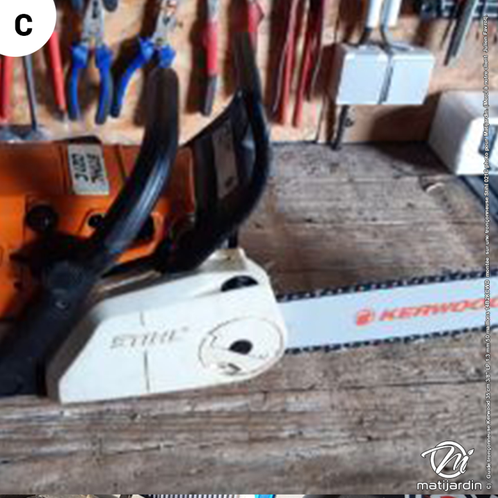 Guide tronçonneuse Kerwood 35 cm 3/8" LP. 1,3 mm. 50 maillons. 14B2KCWD