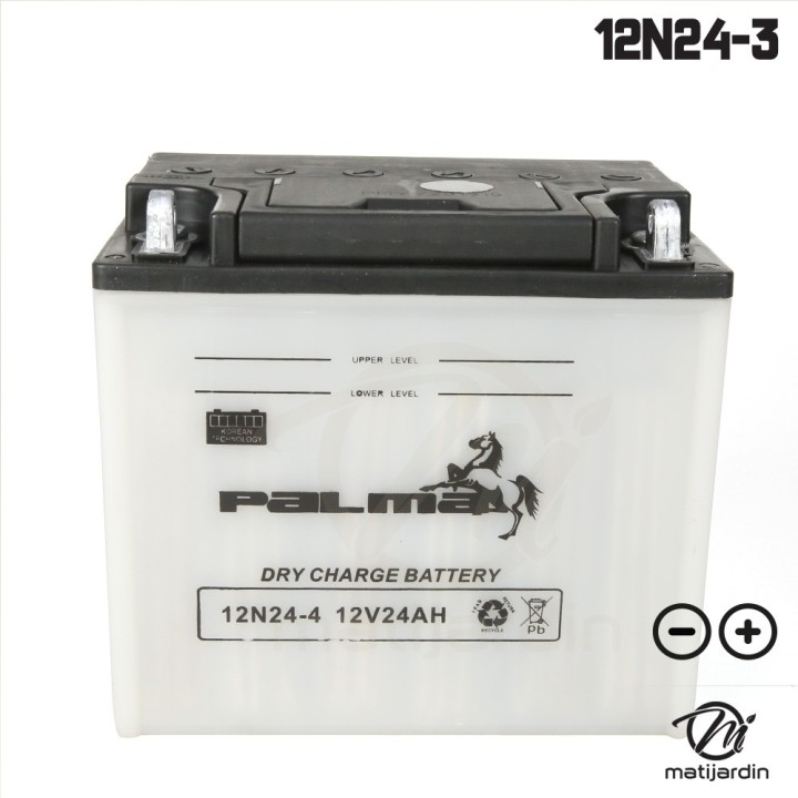 Batterie tondeuse Premium Palma 12N24-3. Vendue sèche