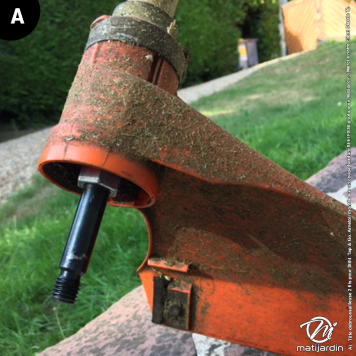 Tête débroussailleuse 2 fils pour Stihl. Tap & Go. Arnetoli