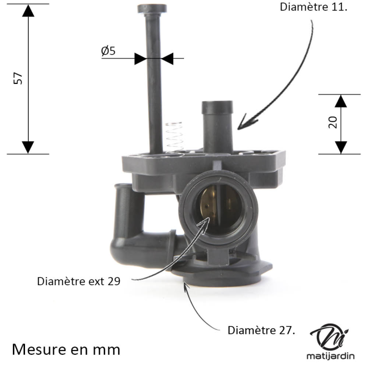 Carburateur complet pour moteur Briggs et Stratton Sprint et Classic sans starter. N° origine 494407, 494775