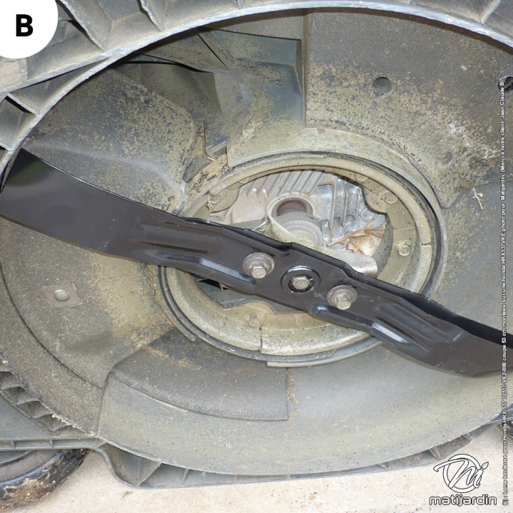 Lame tondeuse pour Honda HRX 537. N° 72531-VE2-010. Coupe 53 cm