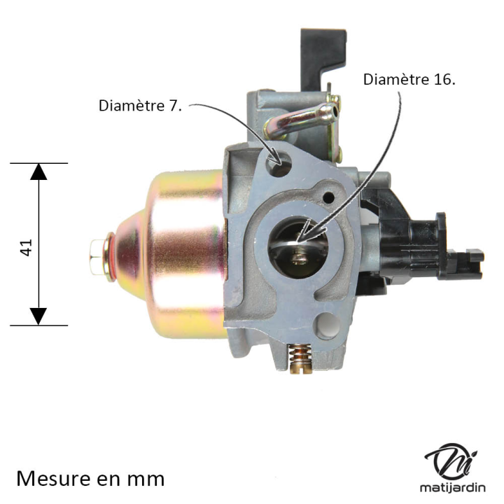 Carburateur complet pour moteur Honda GX120 N° 16100-ZH7-810,16100-ZE0-821