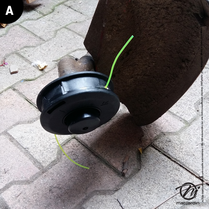 Tête débroussailleuse 2 fils. Tap & Go. Ø 109 mm. Universelle. Automatique. Tecomec.