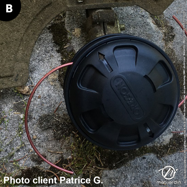 Tête débroussailleuse 2 fils Lighting Load. Tap & Go. Ø 109 mm. Universelle. Oregon