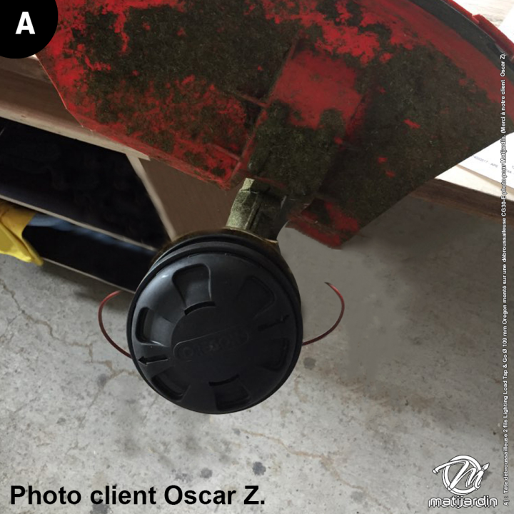 Tête débroussailleuse 2 fils Lighting Load. Tap & Go. Ø 109 mm. Universelle. Oregon