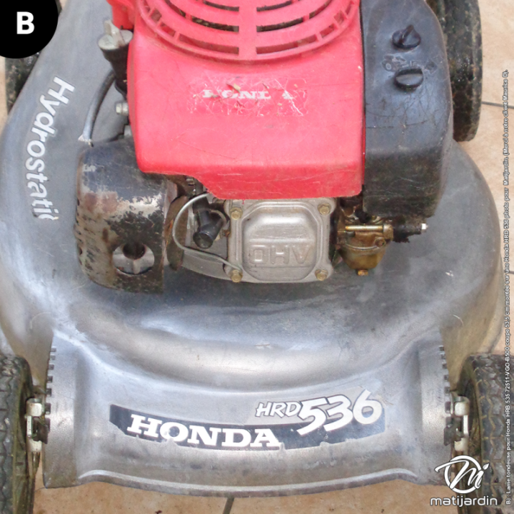 Lame tondeuse pour Honda HRB 535. N° 72511-VGO-B500. Coupe 53,5 cm