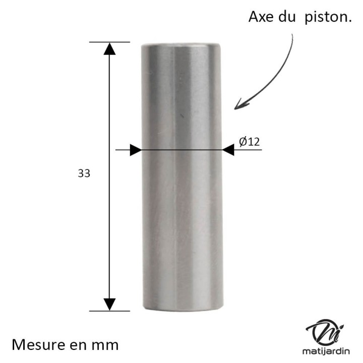 Cylindre piston pour découpeuse Husqvarna, Partner K760 après 2013.