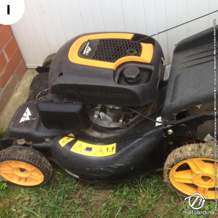 Filtre à air adaptable pour moteur Honda N° 17211-ZL8-000