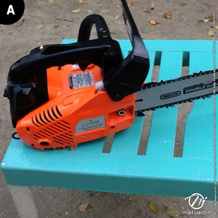 Guide tronçonneuse Oregon 25 cm. 3/8"LP 1,3 mm 40 maillons 100SDEA041 DB Guard