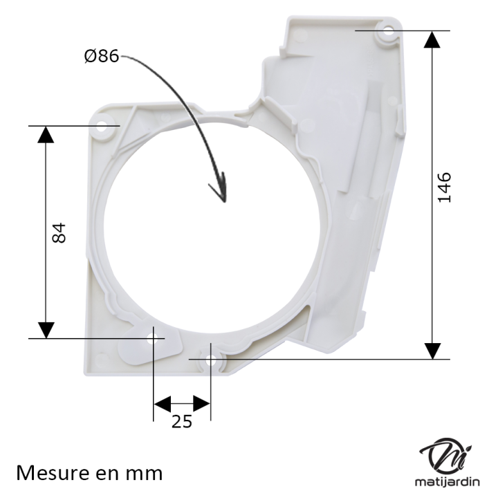 Carter frein de chaîne pour tronçonneuse Stihl 066 MS660
