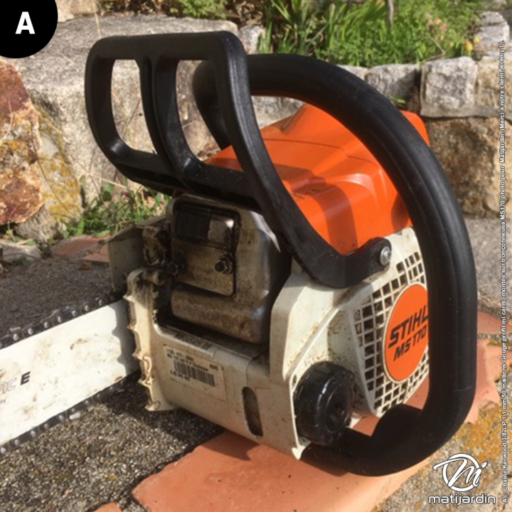 Chaîne Kerwood 3/8"LP 1,1 mm 50 maillons Gouge profil mi carré