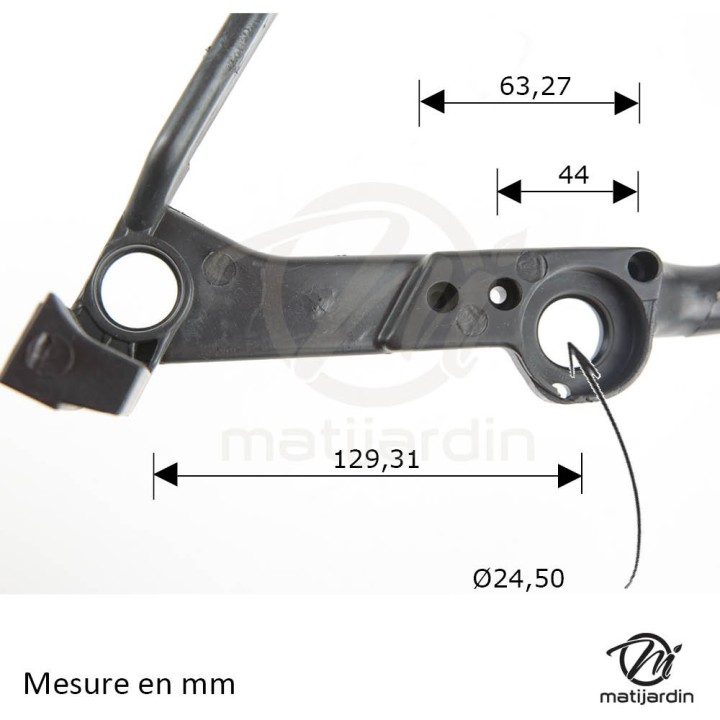 Poignée tubulaire pour tronçonneuse Stihl 025 MS250
