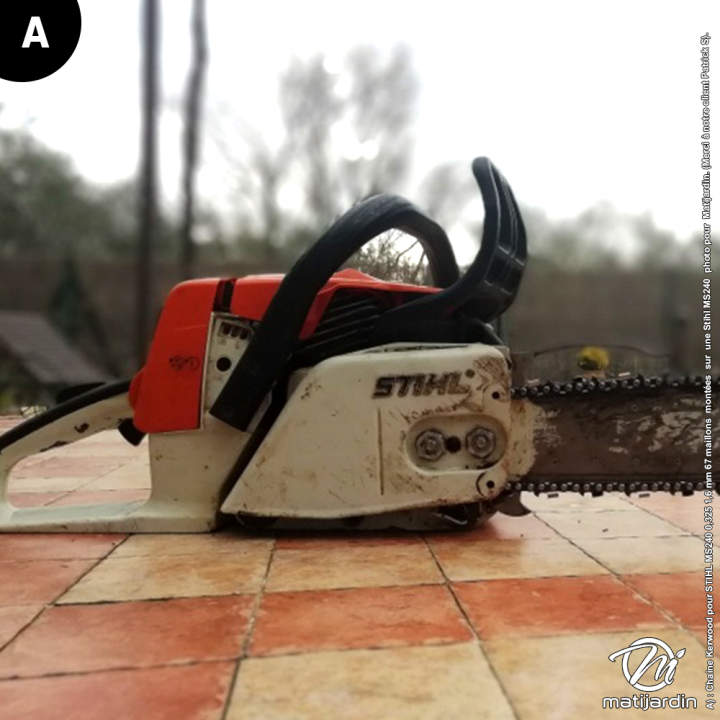 Chaine Kerwood pour STIHL MS240 0,325 1,6 mm 67 maillons