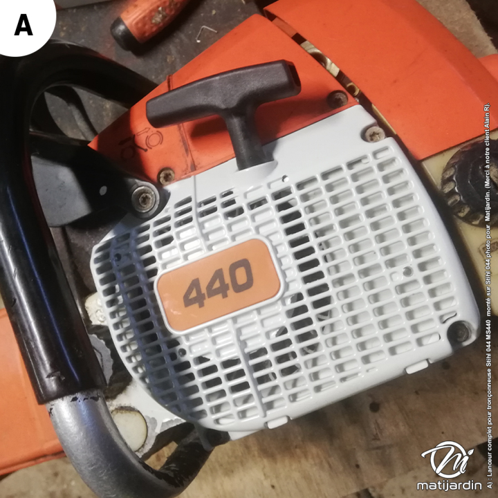 Lanceur complet pour tronçonneuse Stihl 044 MS440