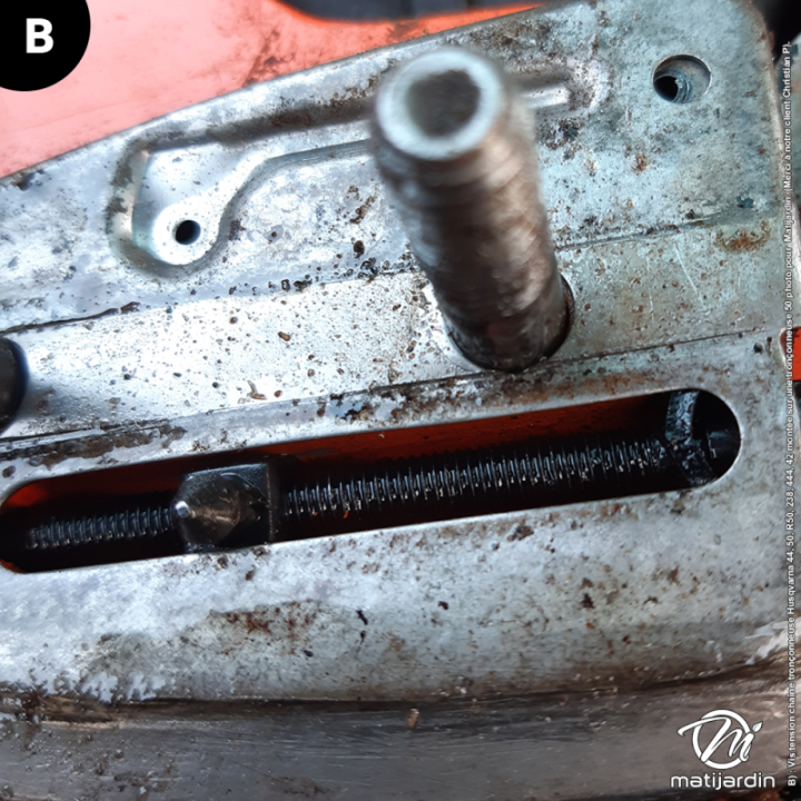 Vis de tension de chaîne tronçonneuse Husqvarna 44, 50, R50, 238, 444, 42