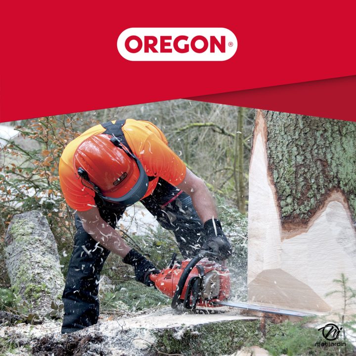 Chaîne Oregon pour tronçonneuse 3/8" 1,5 mm. 52 maillons. Gouge profil carré Super 70