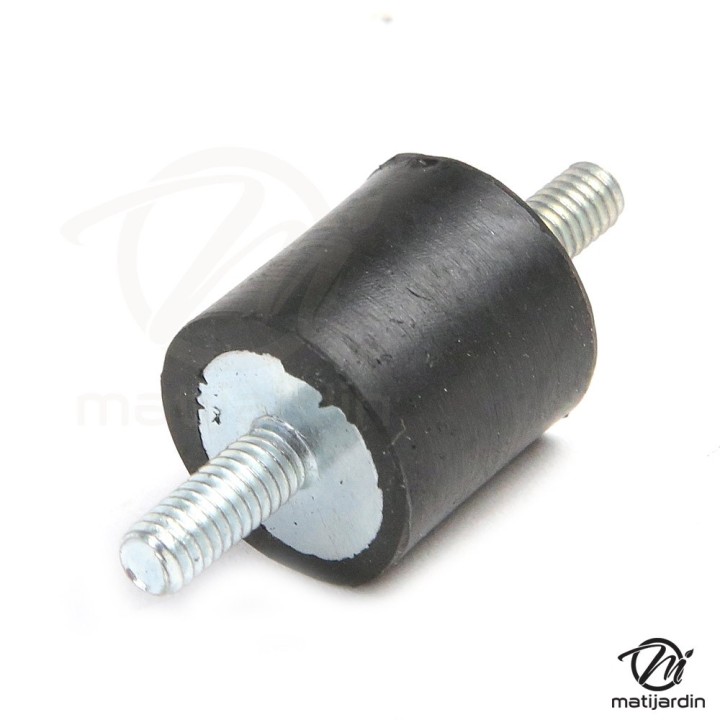 Silent bloc universel 15x15 mm. Mâle M4