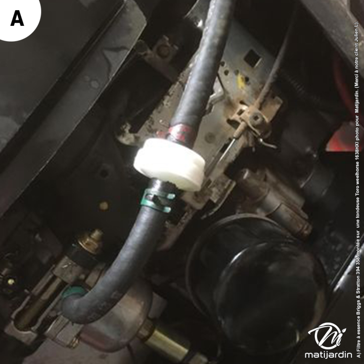 Filtre à essence adaptable Briggs & Stratton N° 394 358