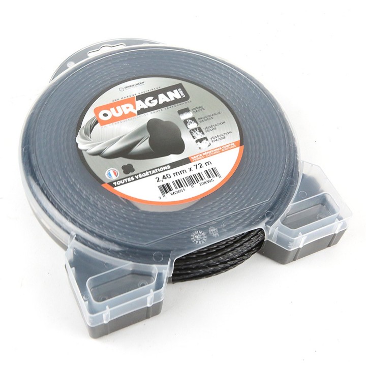 Fil Ouragan 2,4 mm x 72 m Spirale Blister