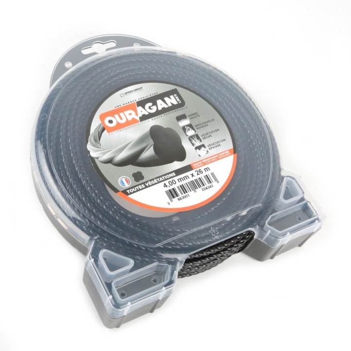 Fil Ouragan 4 mm x 26 m Spirale Blister