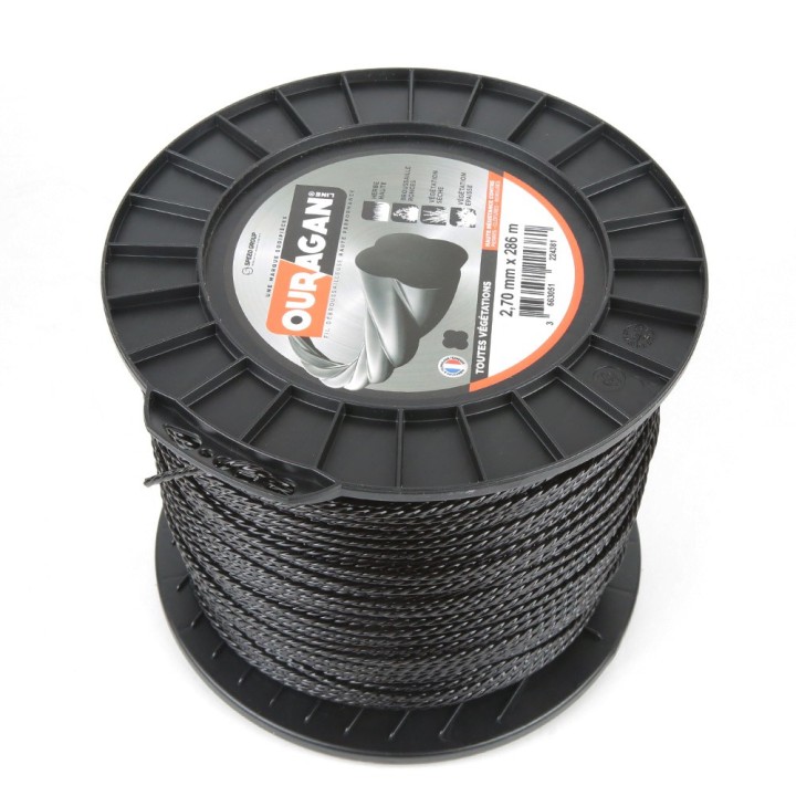 Fil Ouragan 2,7 mm x 286 m Spirale Bobine