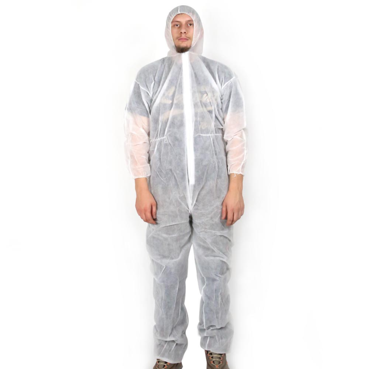 Combinaison à capuche jetable. Taille XL
