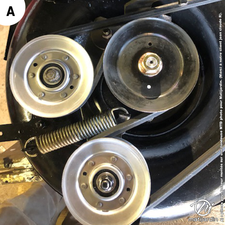 Palier de lame N° 165579 pour AYP