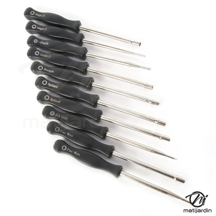 10 tournevis pour carburateur