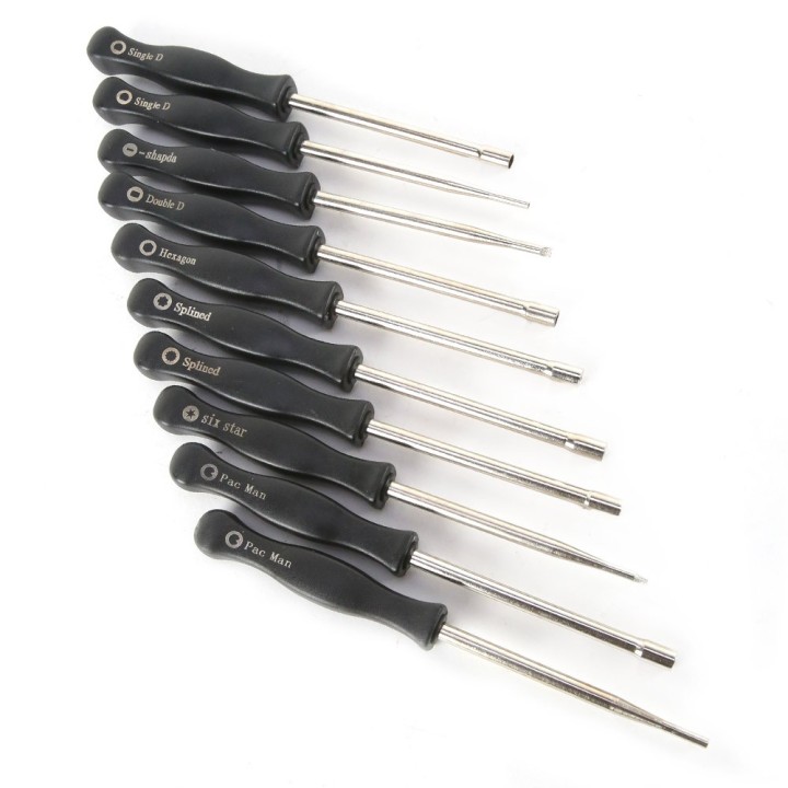 10 tournevis pour carburateur