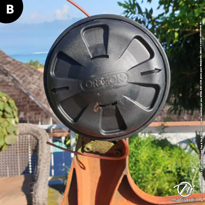 Tête débroussailleuse 2 fils Lighting Load. Tap & Go. Ø 130 mm. Universelle. Oregon