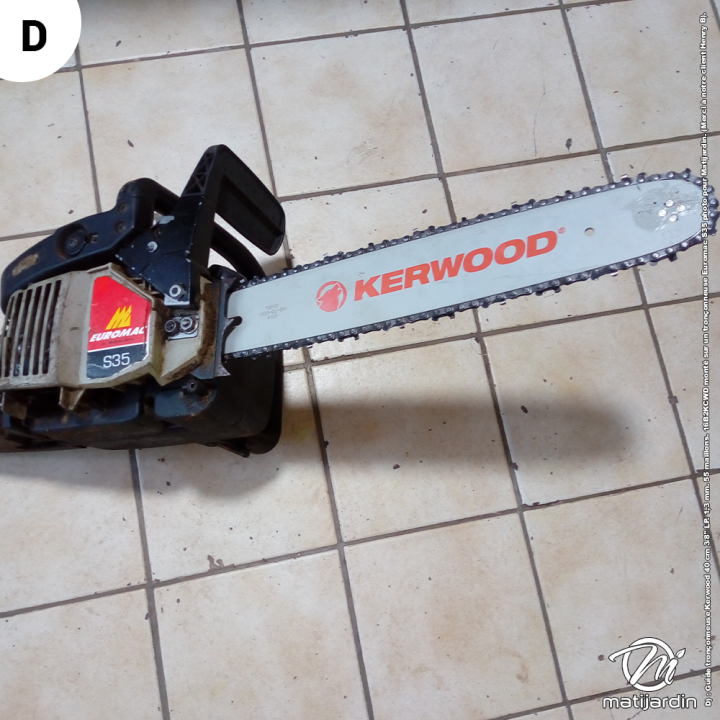 Guide tronçonneuse Kerwood 40 cm 3/8" LP. 1,3 mm. 55 maillons. 16B2KCWD