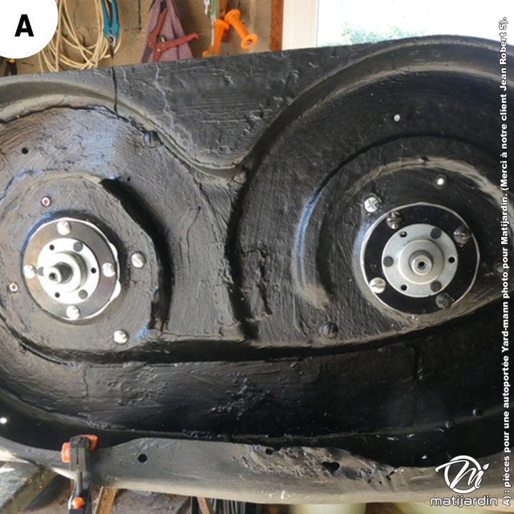 Palier de lame pour N° 717-0906 MTD