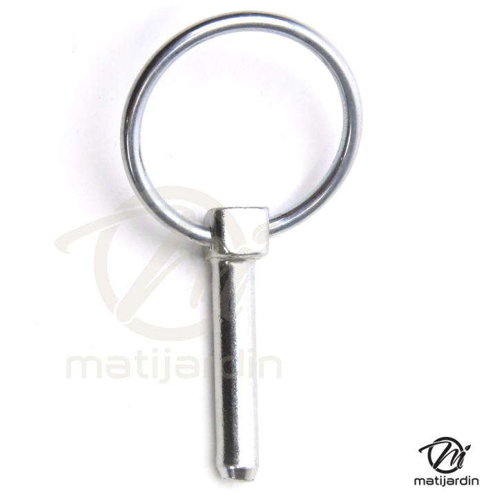 Goupilles clips anneau sécurité x10. Ø 5 x 40 mm
