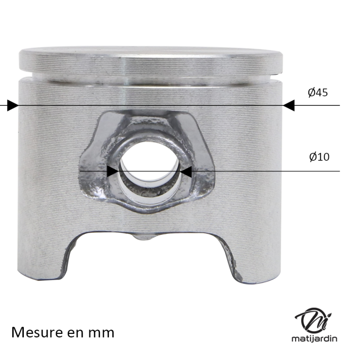 Cylindre piston pour tronçonneuse Husqvarna 350, 346XP Ø 44 mm