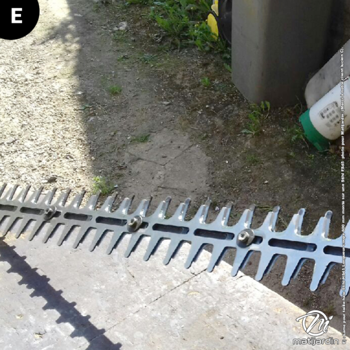 Lame pour taille-haie Stihl HS45. L 600 mm. 4228 710 6051, 4228 713 4110, 4228 713 4310