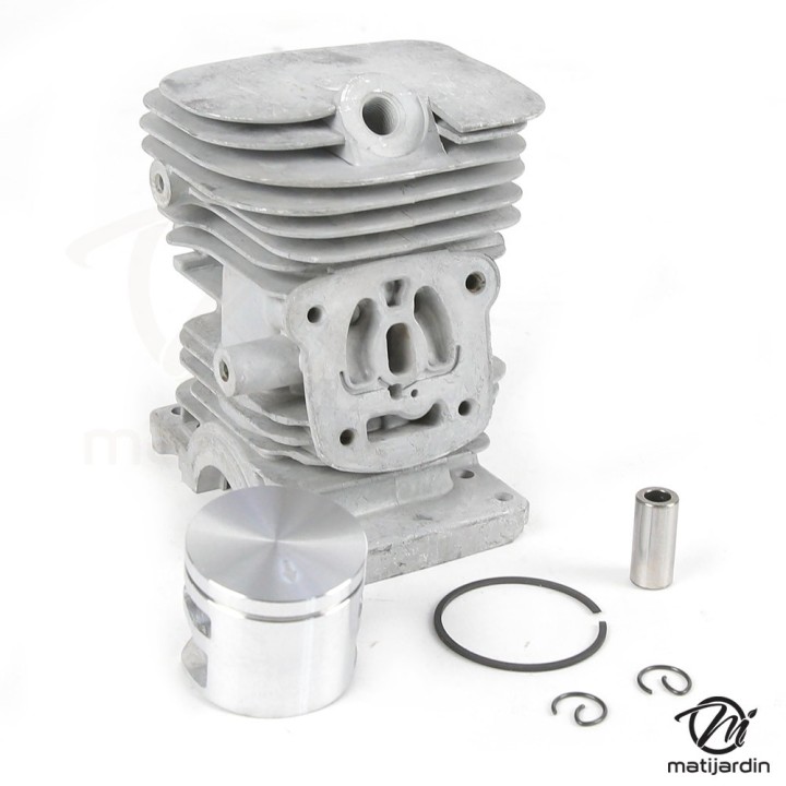 Cylindre piston pour tronçonneuse Stihl MS170 2-MIX. Diamètre 37 mm