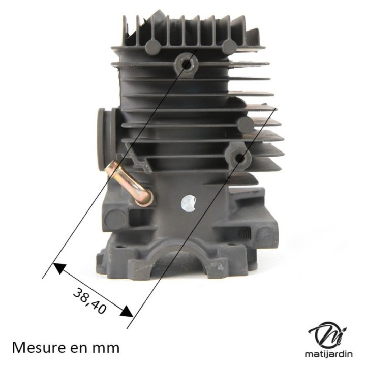 Cylindre piston pour tronçonneuse Stihl MS192. Diamètre 37 mm